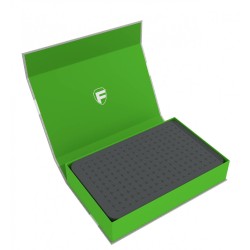 FELDHERR MAGNETIC BOX VERT MAGNETIC BOX AVEC MOUSSE PICK AND PLUCK DE 40 MM POUR LES PROJETS PERSONNALISÉS