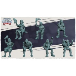 Lot de 11 supporters Humain -  Gates of Glory - Football Fantasy