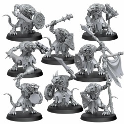 Shadow Blades - Ratmen Warriors en x8