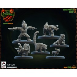 beastmasters + 4 beasts  - Lucha Gnomes