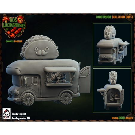 Food Truck and a Starplayer - Lucha Gnomes