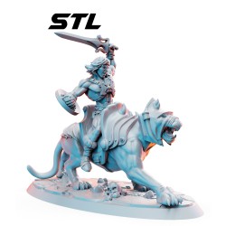 He-Man on War Tigarr