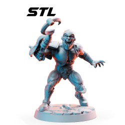 Trap Jaw with Barbed Hook