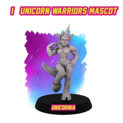 Unicorn warriors mascot