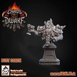 Buste de Chaos Dwarf Coach