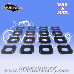 Set of 16 Numbered Square Bases for Ultimate Skill Markers - Mad & Max